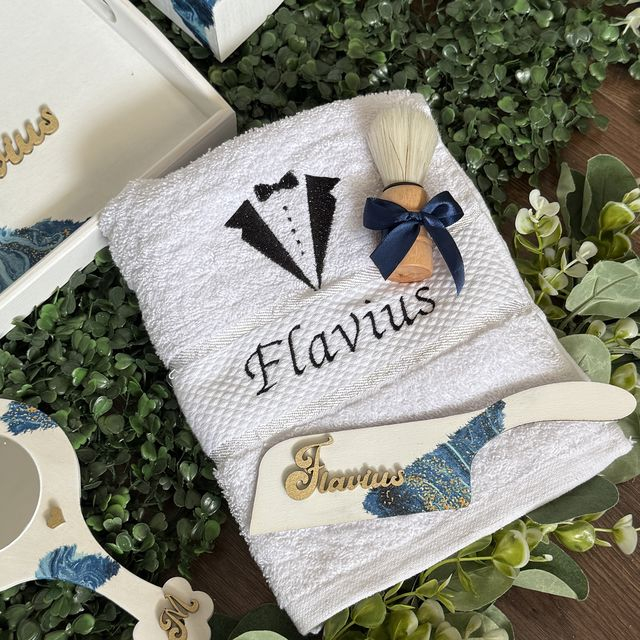 Set mixt personalizat nunta, gatit Mire Mireasa, Galazio [2]