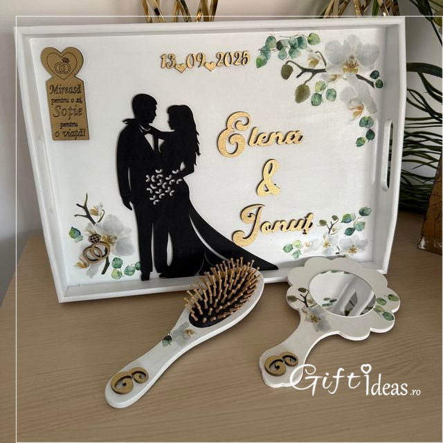 Set nunta, gătitul miresei - Orhidee Delicată [4]