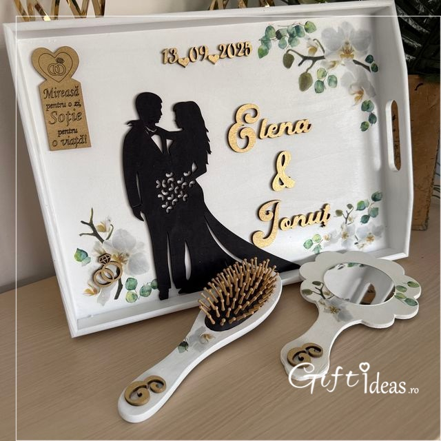 Set nunta, gătitul miresei - Orhidee Delicată [2]