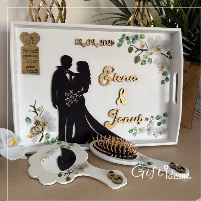 Set nunta, gătitul miresei - Orhidee Delicată [5]