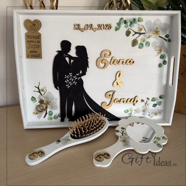 Set nunta, gătitul miresei - Orhidee Delicată [3]