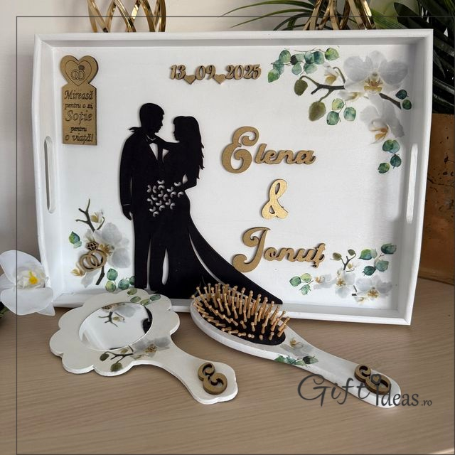 Set nunta, gătitul miresei - Orhidee Delicată [8]