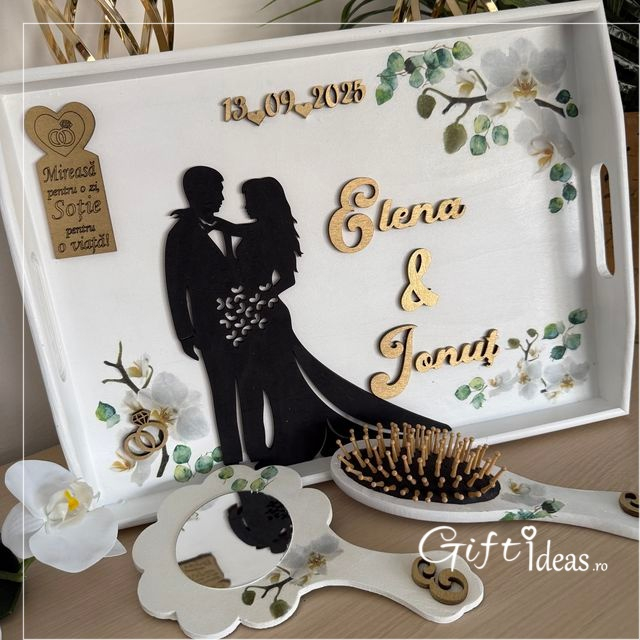 Set nunta, gătitul miresei - Orhidee Delicată [7]