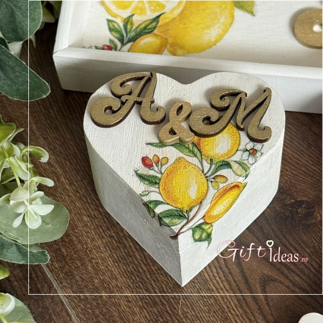 Set Nuntă Personalizat pentru Mireasă tematică Lămâi [4]