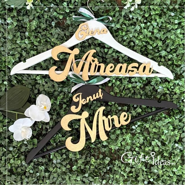 Set umerase personalizate, Mireasa si Mire [2]