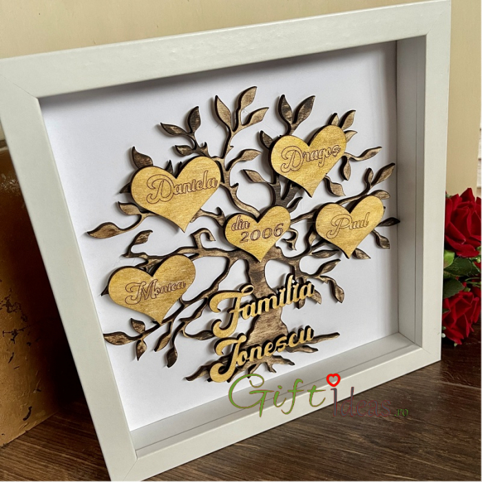 Shadow box personalizat, Copacul familiei [4]