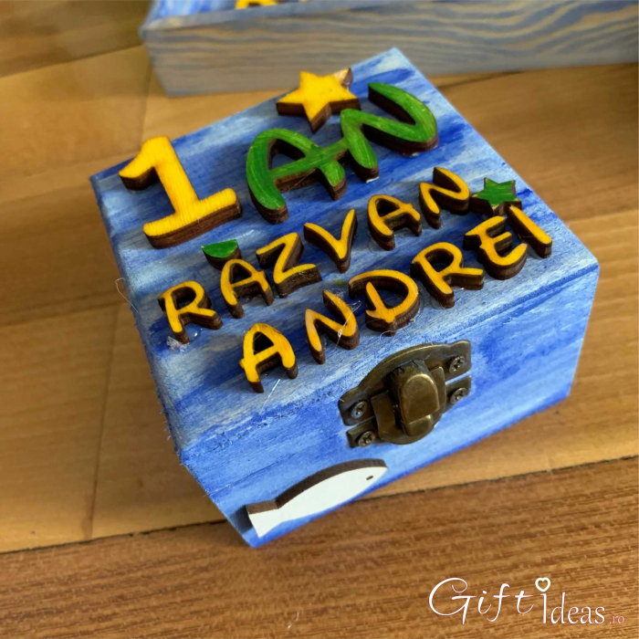 Cutiuta mot, amintiri personalizata baietel [1]