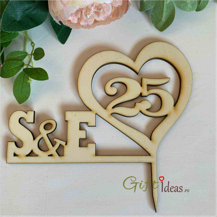 Topper personalizat inima [1]