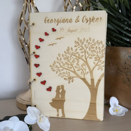 caiete de amintiri - Caiet amintiri A4, personalizat, "Copacul vietii"