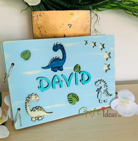 COPII - Caiet amintiri, guestbook, Dinozauri veseli