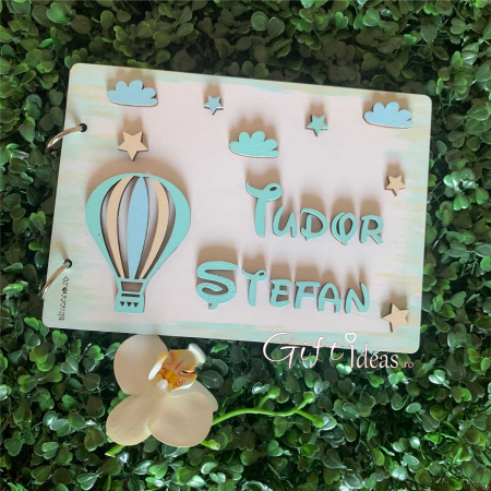 Caiet de amintiri personalizat, Baloane colorate [1]