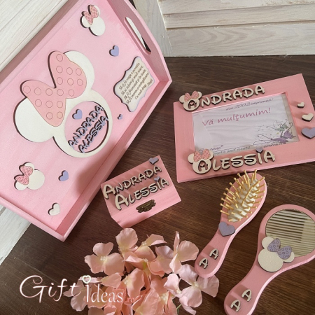 Set tavita mot turta, fetita, personalizat, Urechiuse jucause [2]