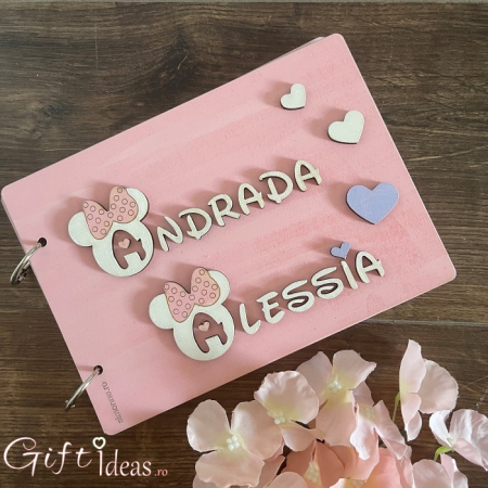 Caiet de amintiri, guestbook, Minnie Mouse, personalizat [2]