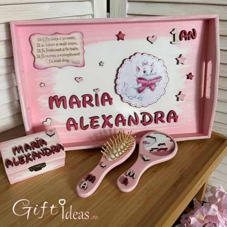 MOT TURTA - Set tavita mot turta, 1 an, Pisica Marie