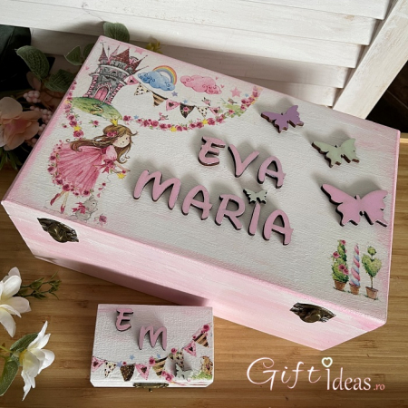 Cutie amintiri personalizata, Printesa la castel [1]