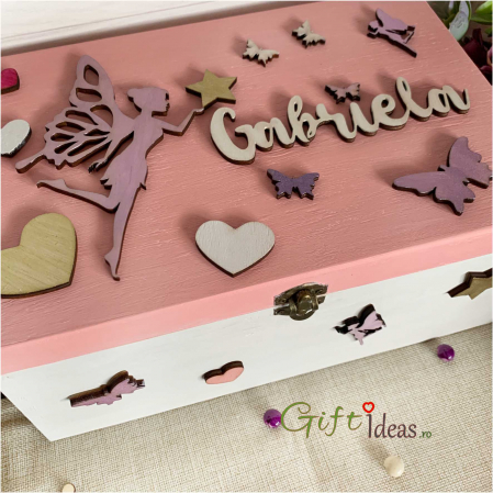 Cufar amintiri trusou botez Fairy, personalizat [1]