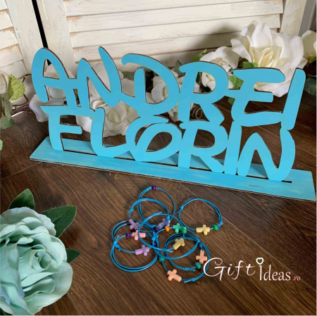 Decoratiune Nume cu suport, Blue [1]