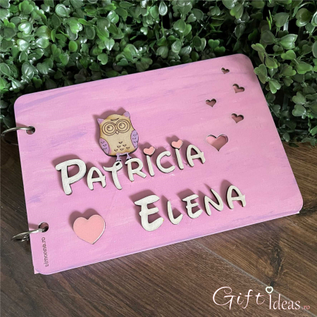 Cadouri BOTEZ - Caiet de amintiri, guestbook, agenda Bufnita