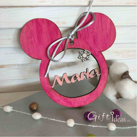 Decoratiune Glob Minnie Mouse personalizat [2]