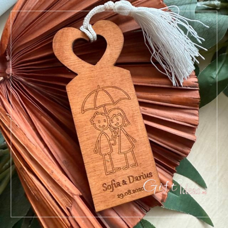 cadouri marturii - Marturie nuntă personalizata, semn de carte, figurine funny Mire Mireasa