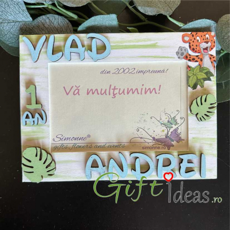 Ramă foto personalizată Baby Animals [1]