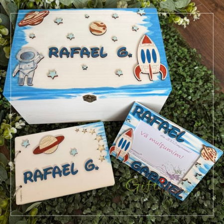 Ziua Copilului - Set amintiri personalizat - Micul Astronaut