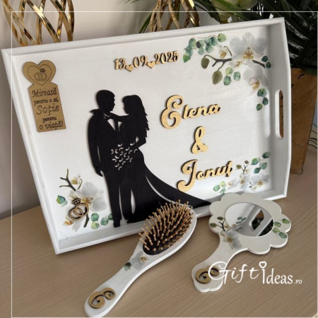 Cadouri NUNTA - Set nunta, gătitul miresei - Orhidee Delicată