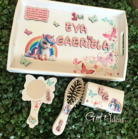Set Personalizat Moț Turtă, Baby Unicorn [2]