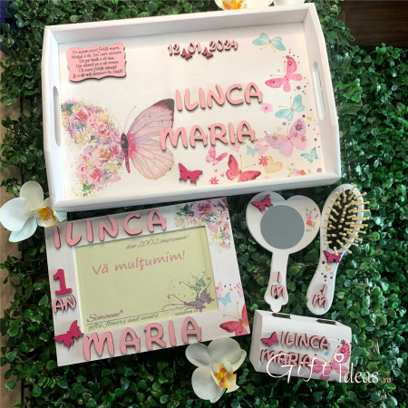 MOT TURTA - Set tavita, personalizat, fetita, Taramul Zanelor