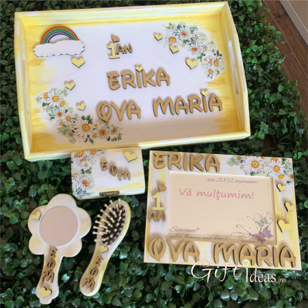 MOT TURTA - Set tavita personalizat, Margarete