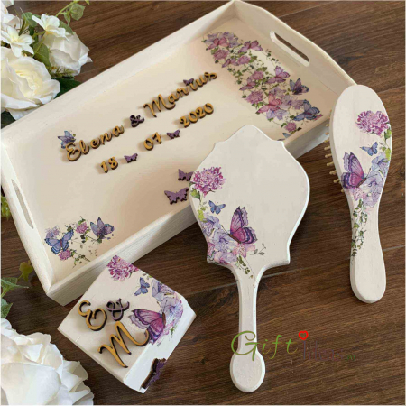 set gatit mireasa butterfly [1]