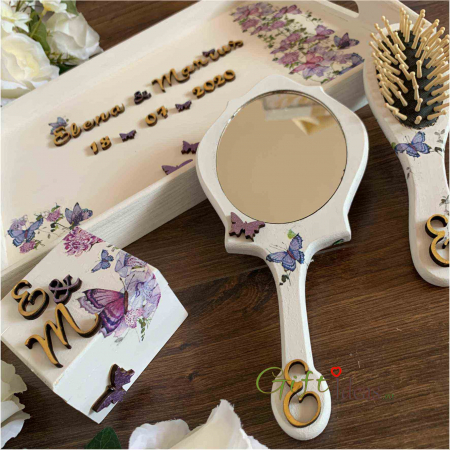 set gatit mireasa butterfly [2]