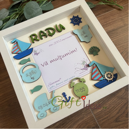 Cadouri BUNICI - Rama foto personalizata, Barcuta