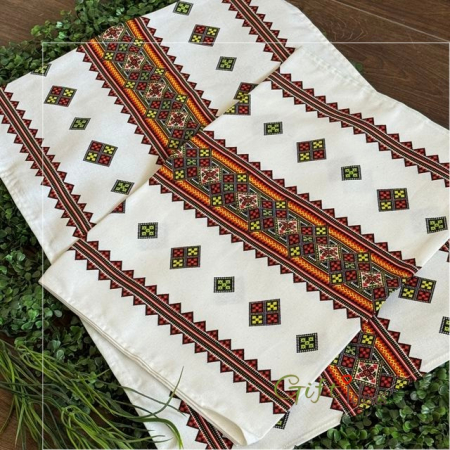 Craciun - Ștergar napron masa motive tradiționale