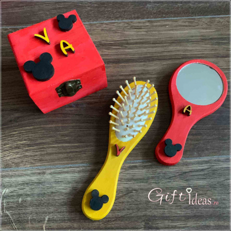 Set mot, Tavita Oglinda Perie Cutiuta Mickey Mouse [3]
