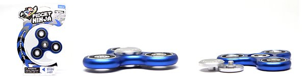 Fidget Ninja Metal Spinner - Albastru [4]