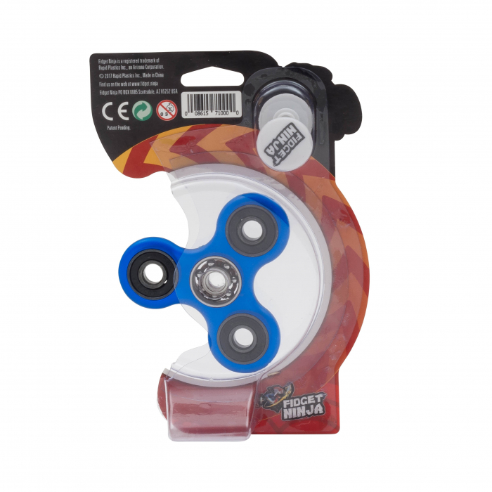 Fidget Ninja Spinner - Albastru [5]