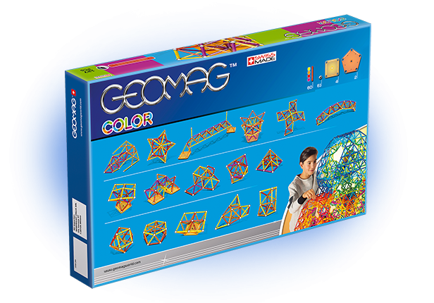 Geomag Color 127 piese - Galben, Portocaliu, Rosu si Mov [3]