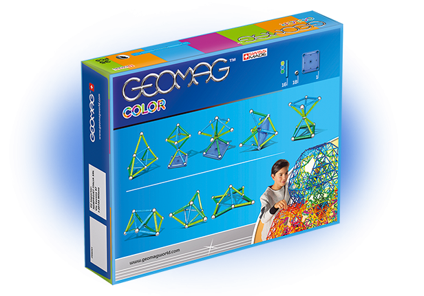 Geomag Color 35 piese - Albastru si Verde [4]
