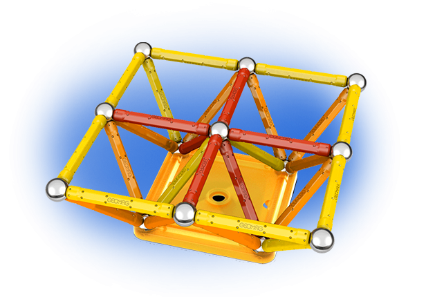 Geomag Color 64 piese - Rosu si Portocaliu [5]