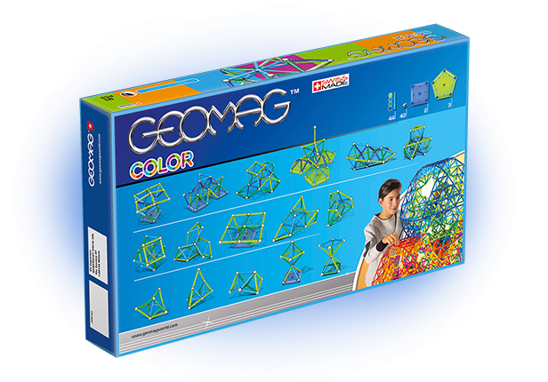 Geomag Color 91 piese - Albastru si Verde [4]
