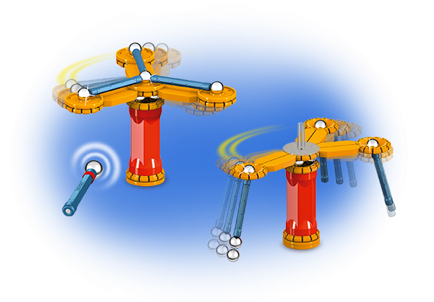 Geomag Mechanics 33 piese - Carusel [2]