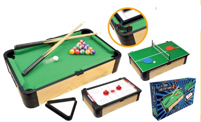 Joc de birou 3 in 1 din lemn - V1 [4]