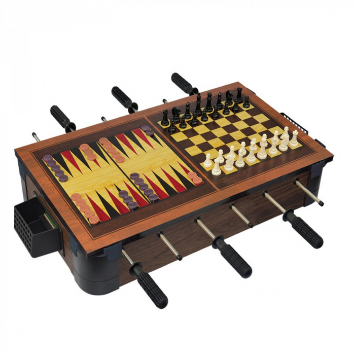Joc de birou 5 in 1 din lemn V3 [3]
