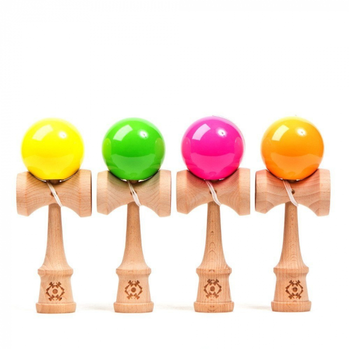 Kendama USA Tribute - Neon Portocaliu [2]