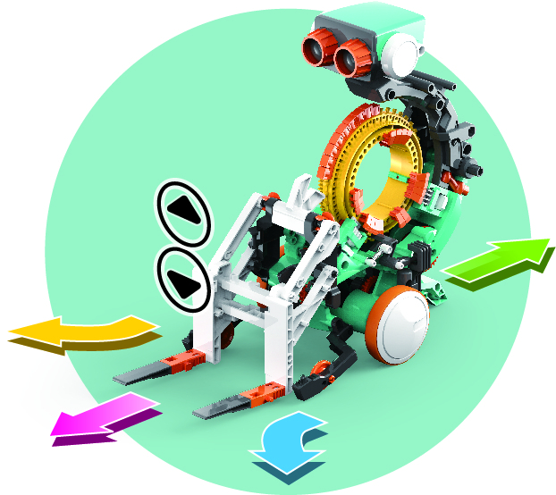 Kit constructie Coding Robot 5 in 1 mecanic [8]