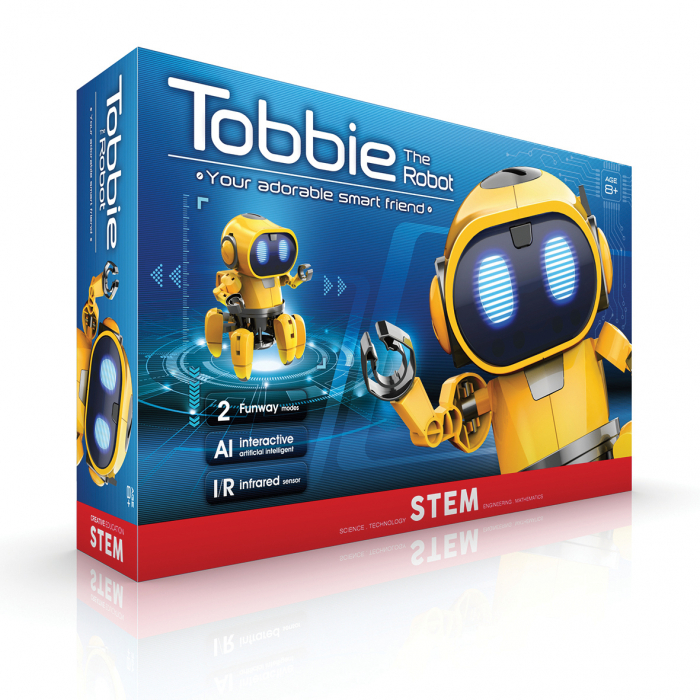 Kit robotica de constructie Robot Tobbie cu inteligenta artificiala (RO) [6]