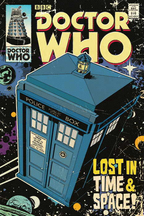 Poster Doctor Who - Lost in Time Space!