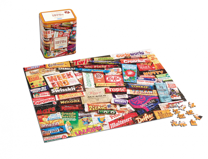 Puzzle in cutie metal 500 piese - Dulciurile anilor 1970 [2]