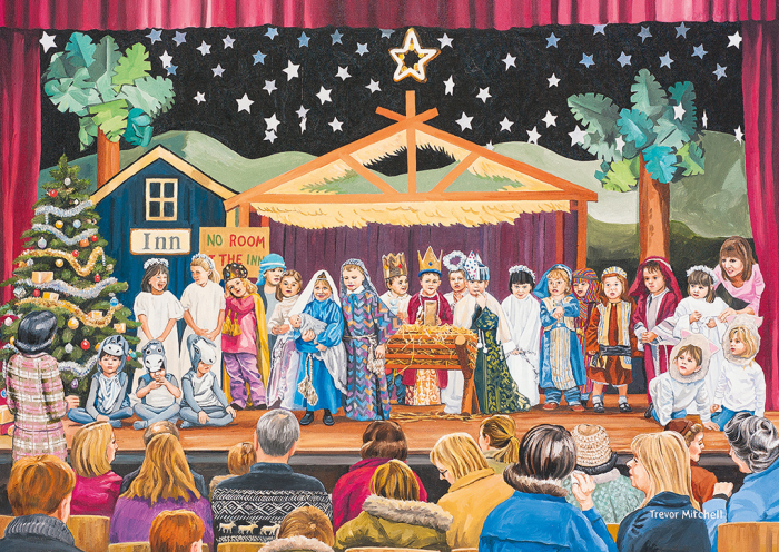 Set 4 puzzle x 500 piese - Scene de Craciun [4]